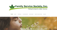 Desktop Screenshot of familyservicesociety.org